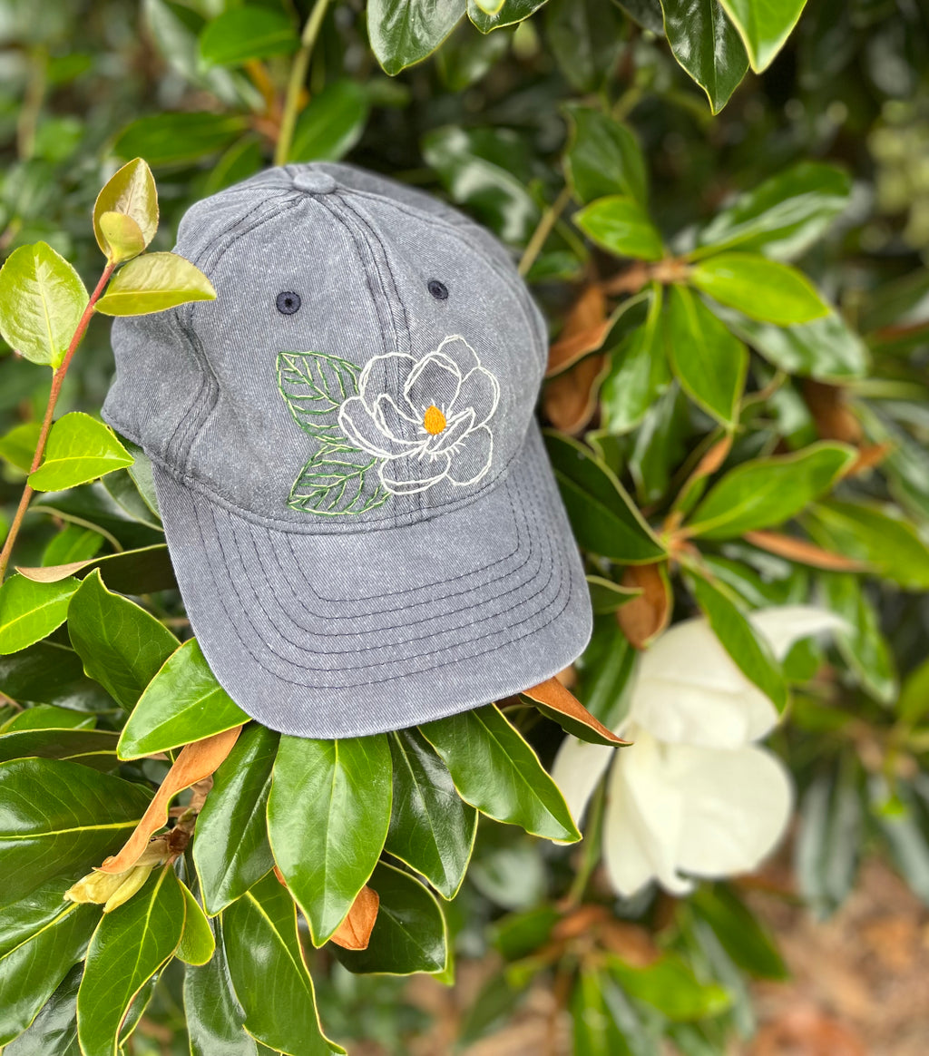 Magnolia ball cap