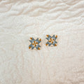 Quilt Block Stud Earrings: Country Meadows