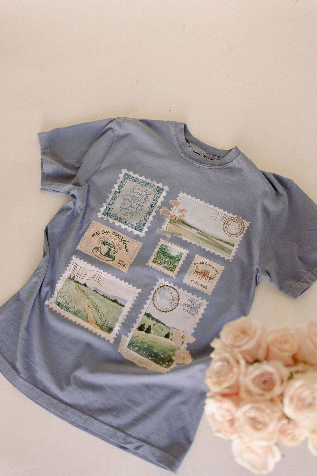 Psalm 23 Stamp Graphic Tee